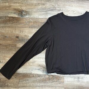Madewell Soft Fade Cotton Long Sleeve Tee - Size Large